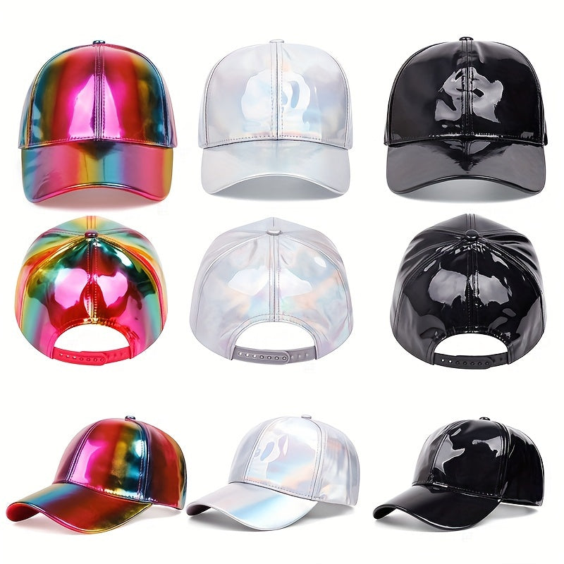 Laser PU Baseball Cap