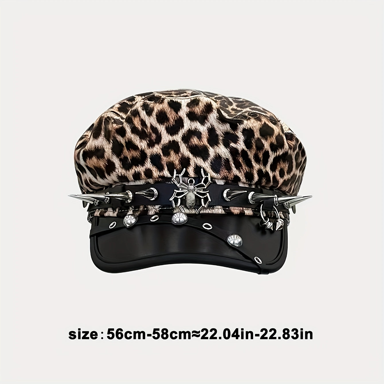 Punk Leopard Print hat