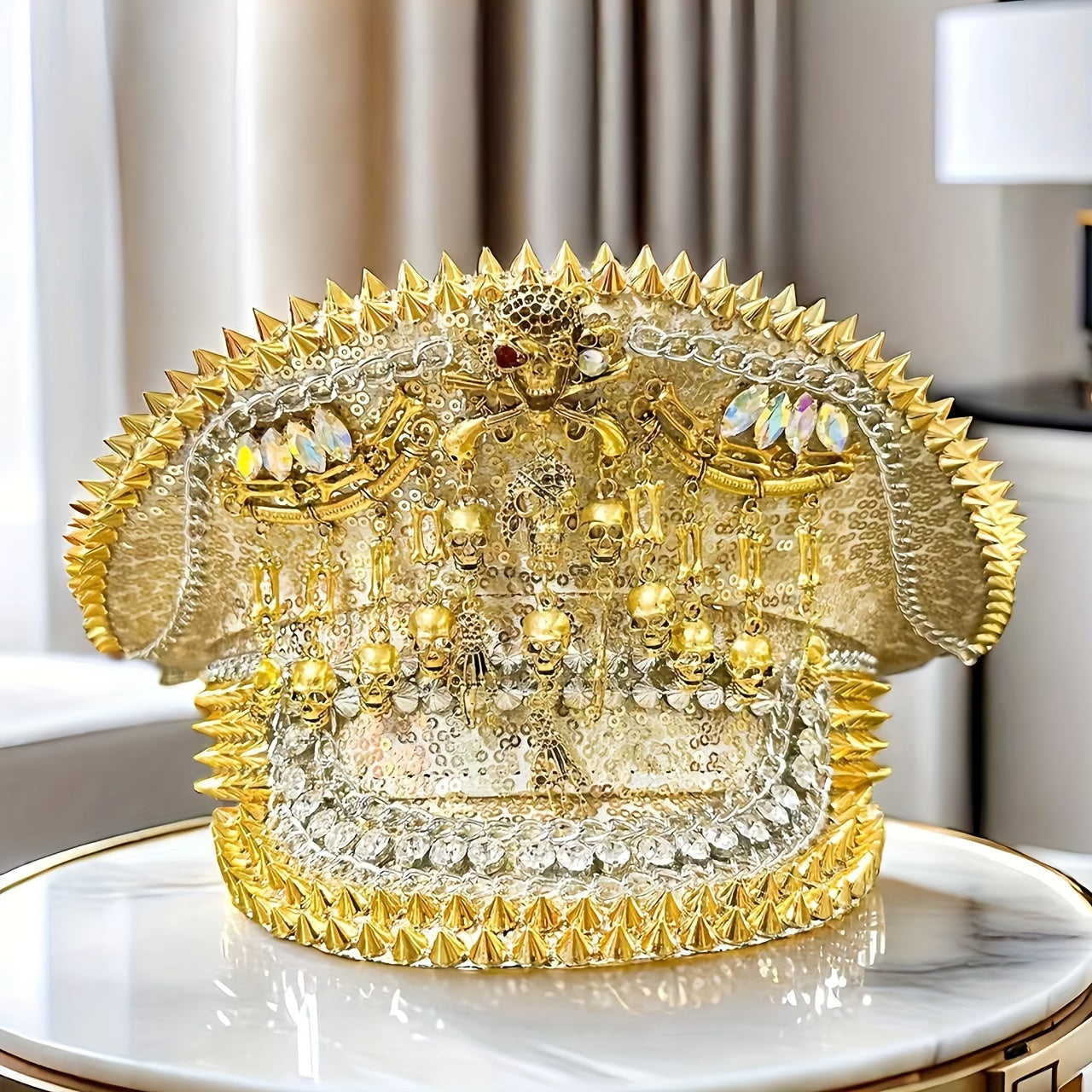 Golden Punk Hat