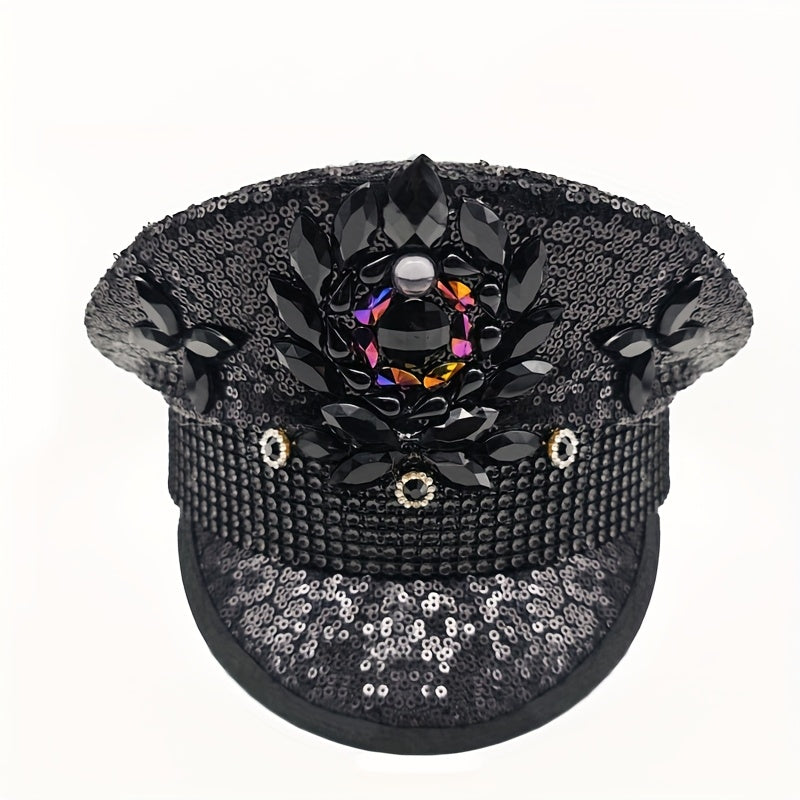 Sequin Captain Hat
