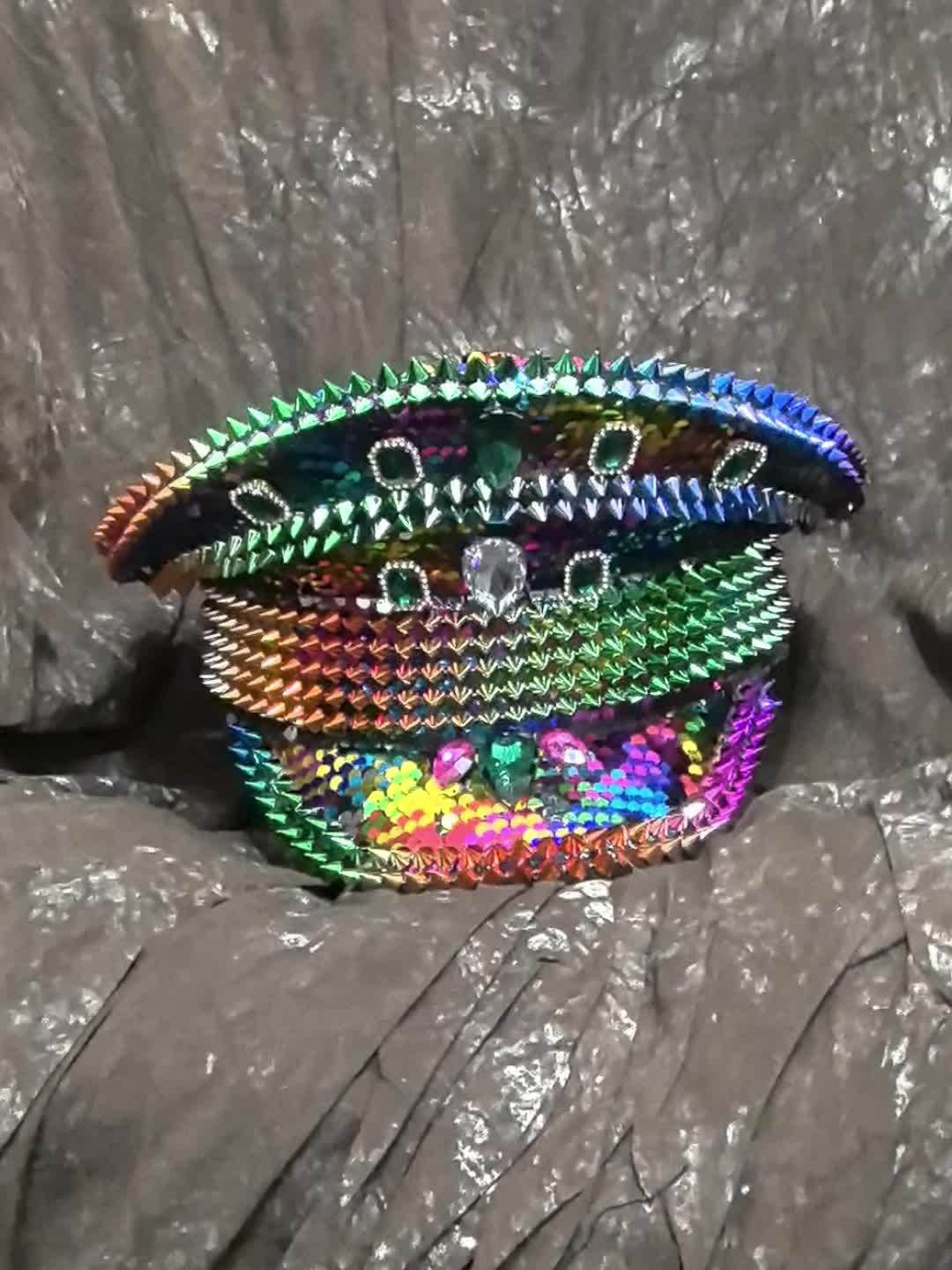 Punk Military Rivet Hat