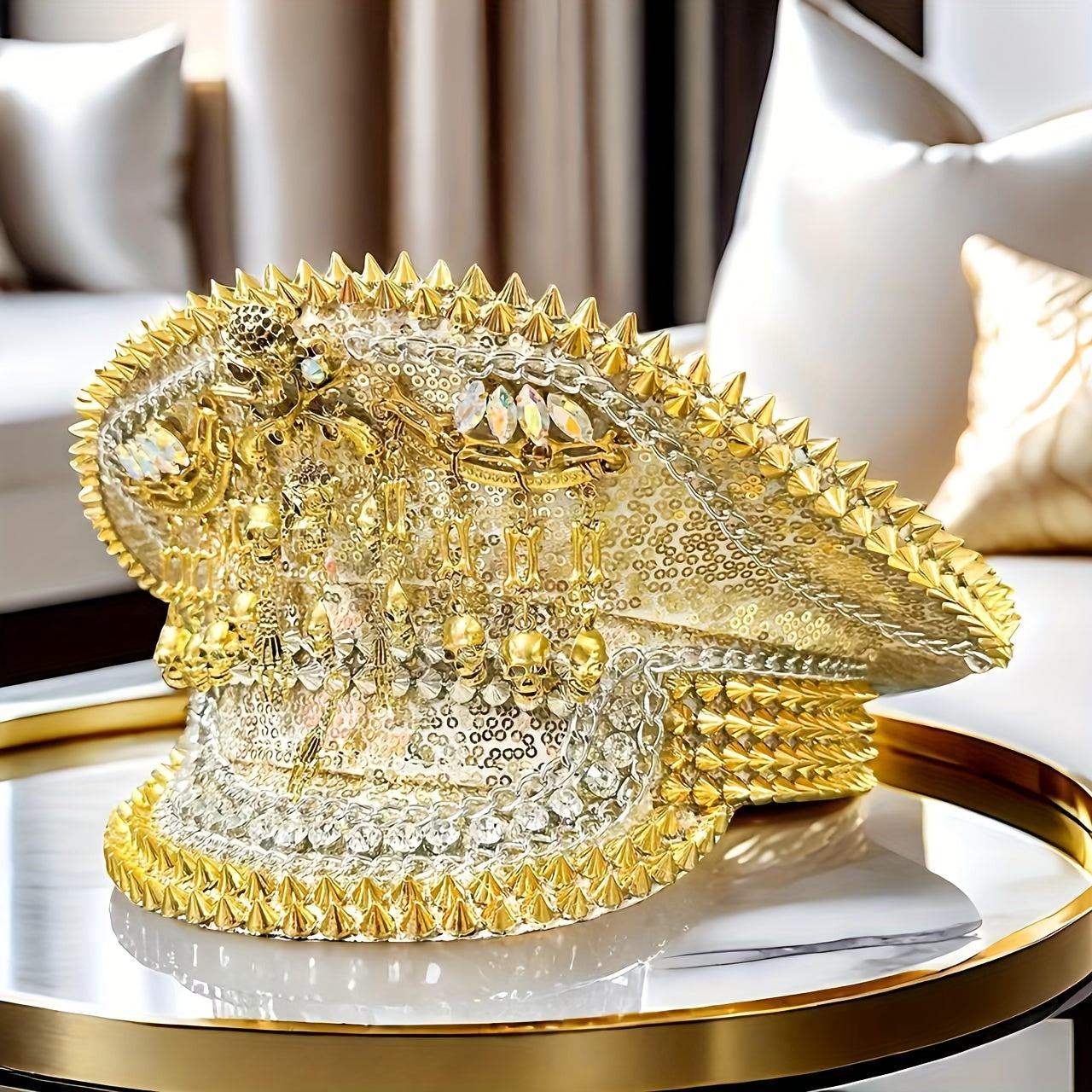 Golden Punk Hat