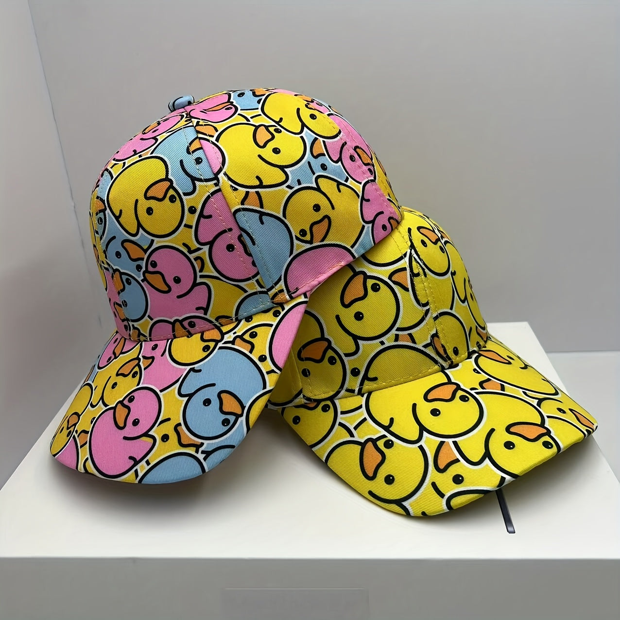 Colorful Duck Print Baseball Cap