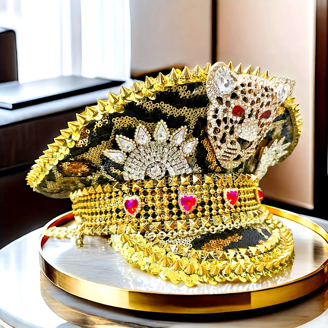 Leopard Print Hat