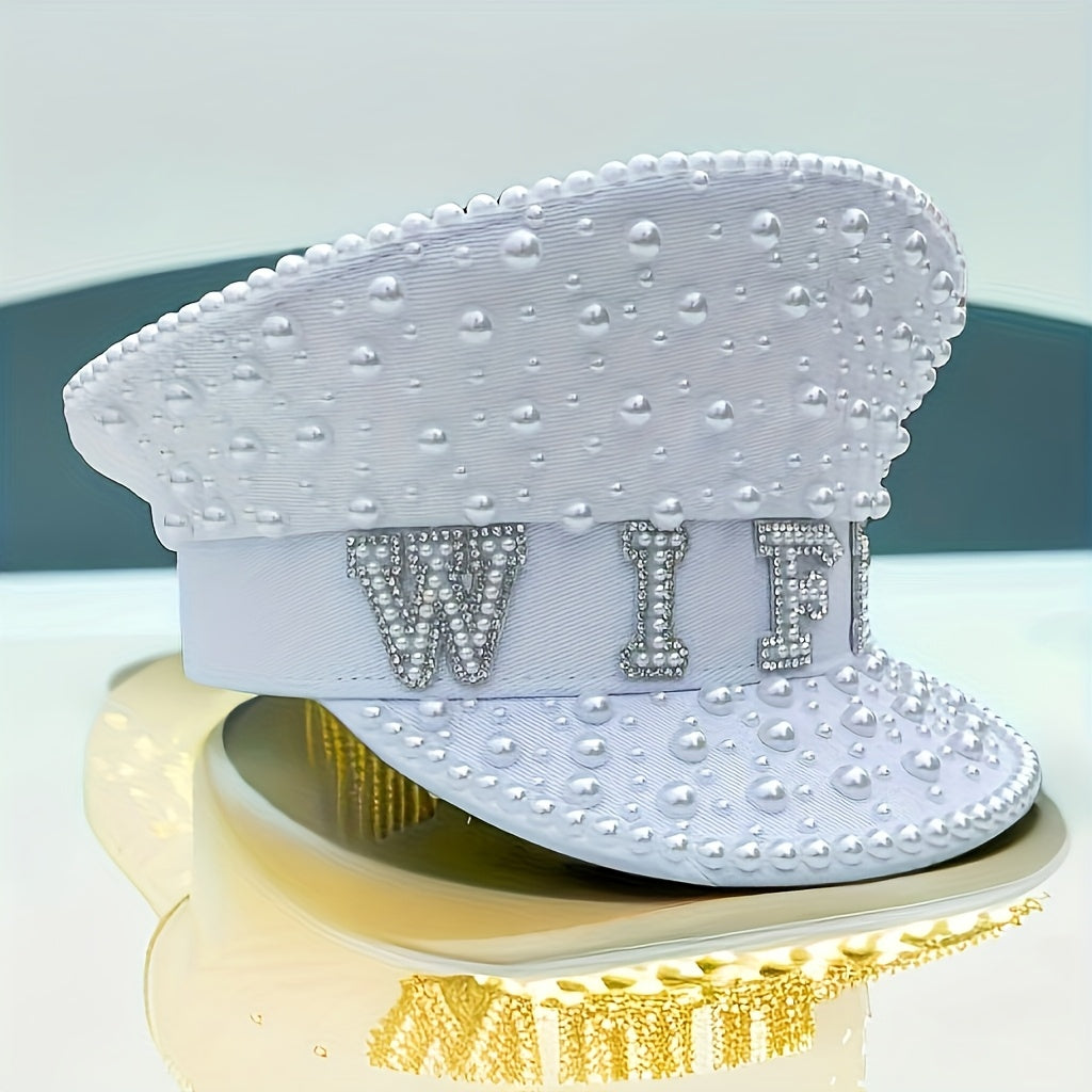 Bling Bride Captain Hat