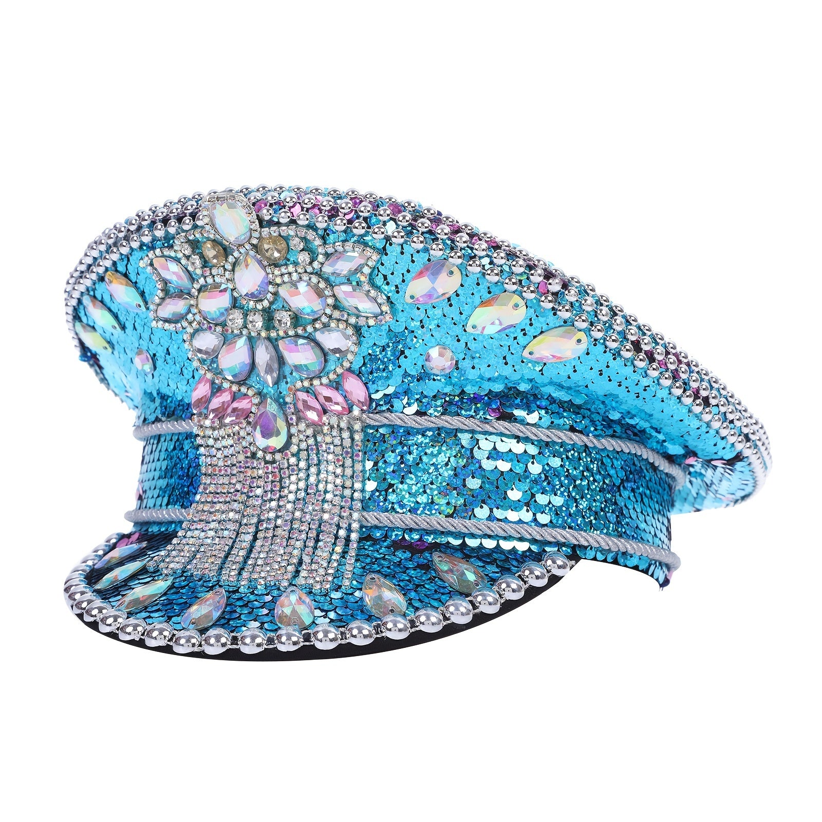 Fantasy Themed Sequin Captain Hat
