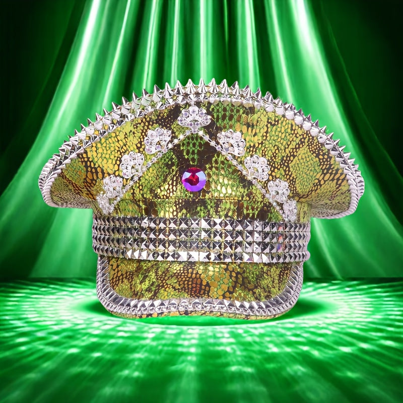 Spiked Military Hat
