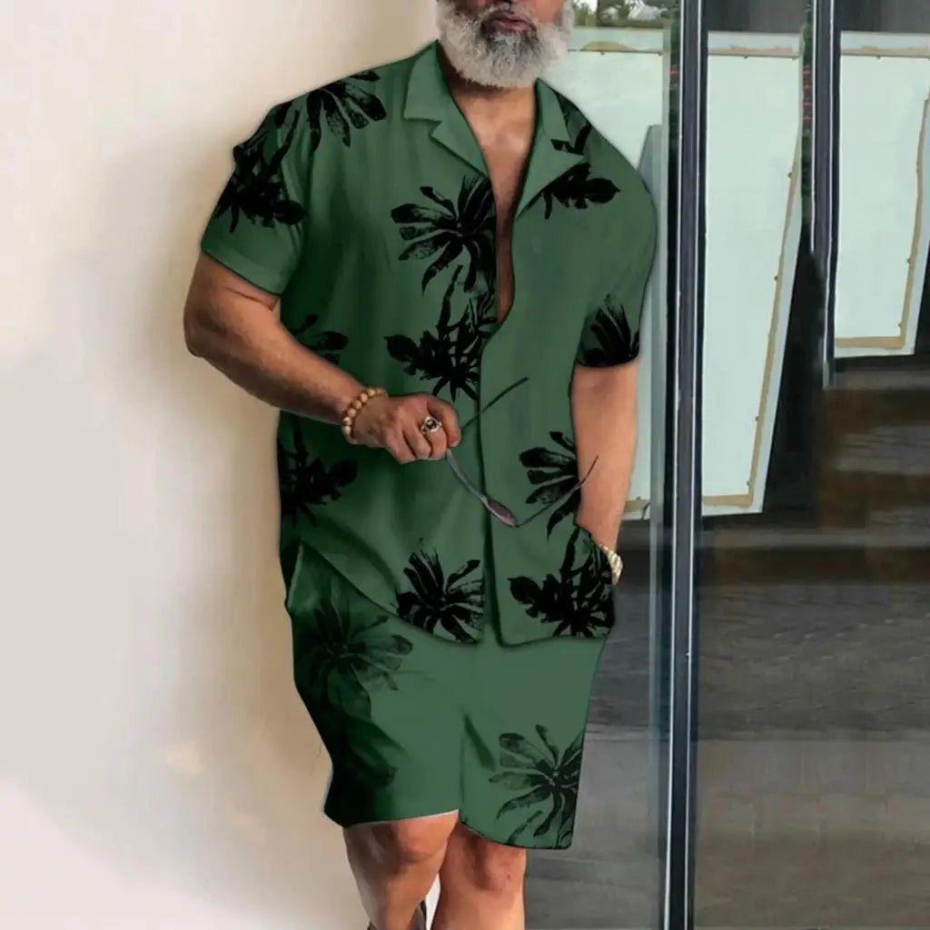 3d Print Coconut Tree shirt & shorts