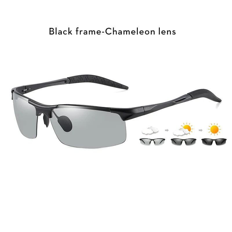 COOLPANDAS Aluminum Photochromic Sunglasses