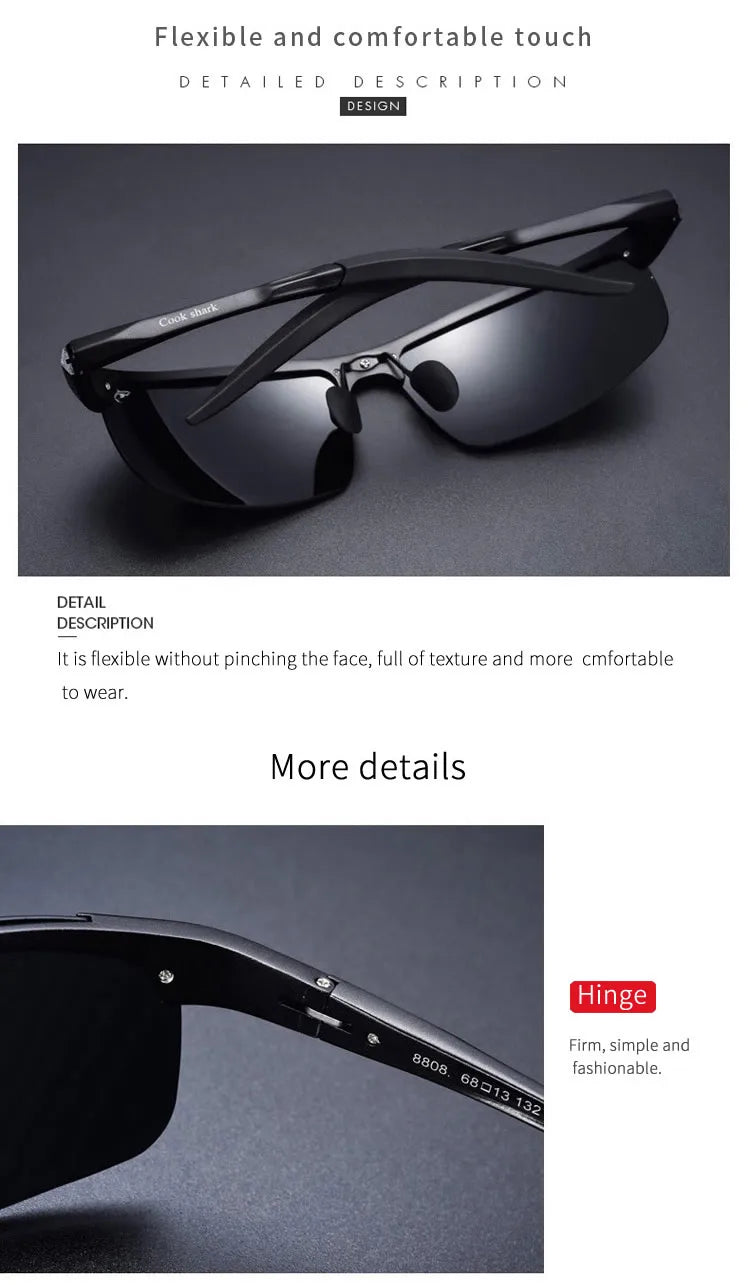 Cook Shark's  aluminum magnesium sunglasses