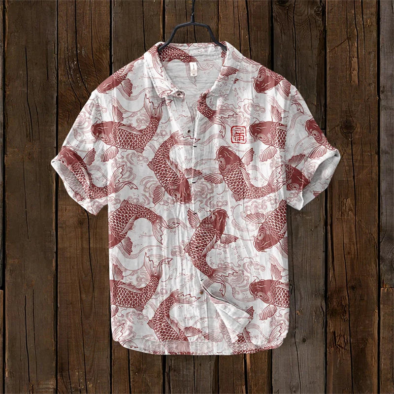 3D Printed Hawaiian Lapel Shirts