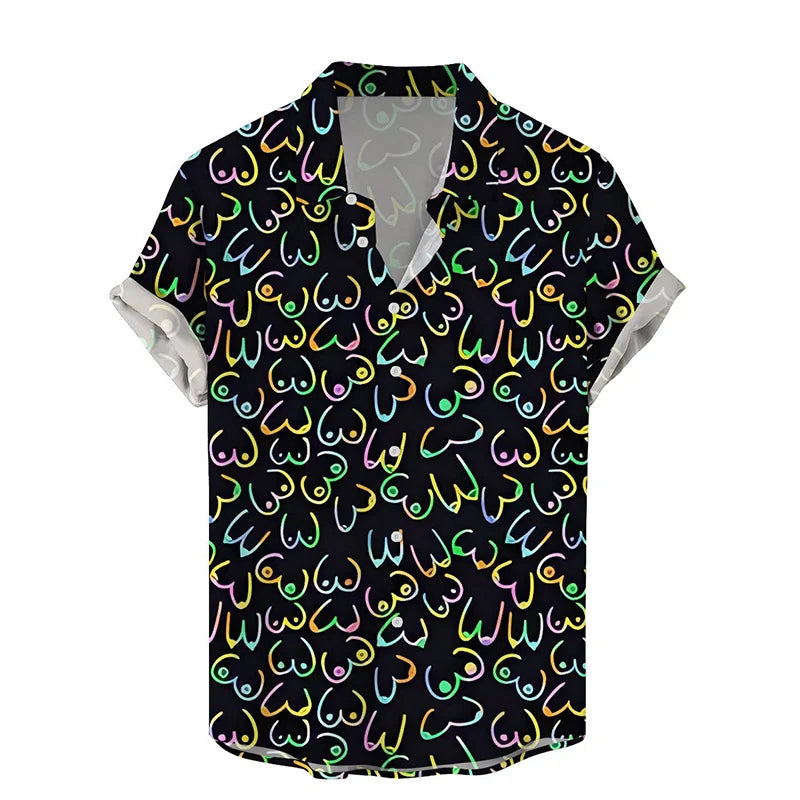 Harajuku Summer 3D Printed Shirts