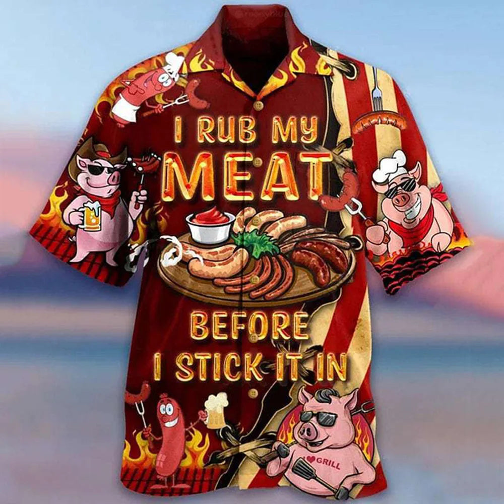 Cartoon 3D Printed shirts