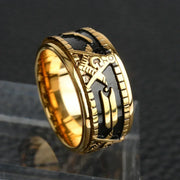 Rotatable Stainless Steel Masonic Rings