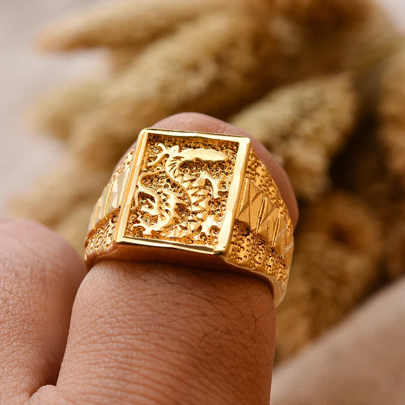 24k gold plating Dubai Middle Eastern Rings