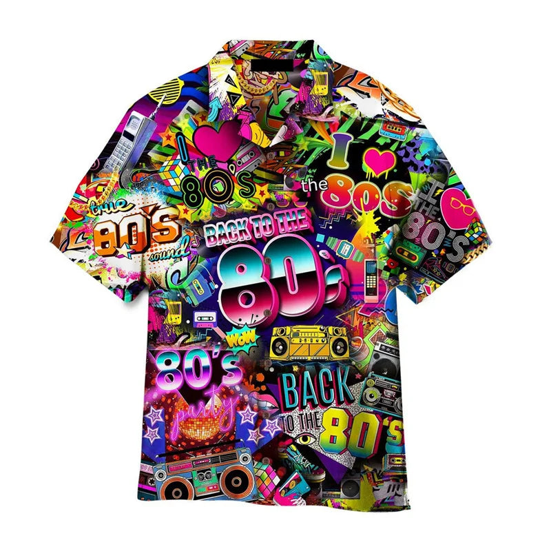 3D Printed Music Hawaiian Shirts