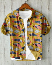 3D Printed Hawaiian Lapel Shirts