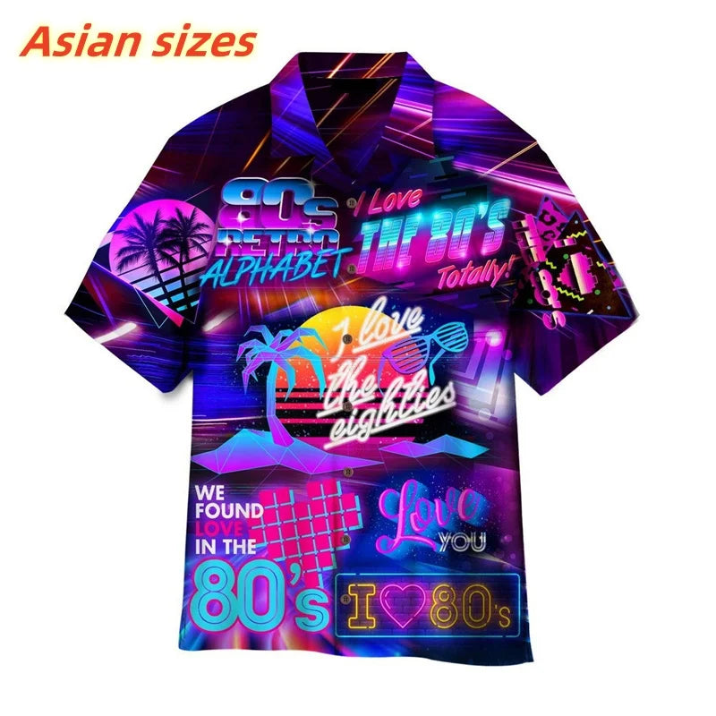 3D Printed Music Hawaiian Shirts