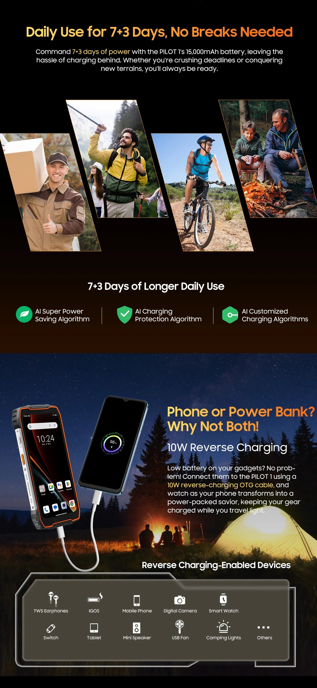OSCAL PILOT 1 Rugged Phone,
