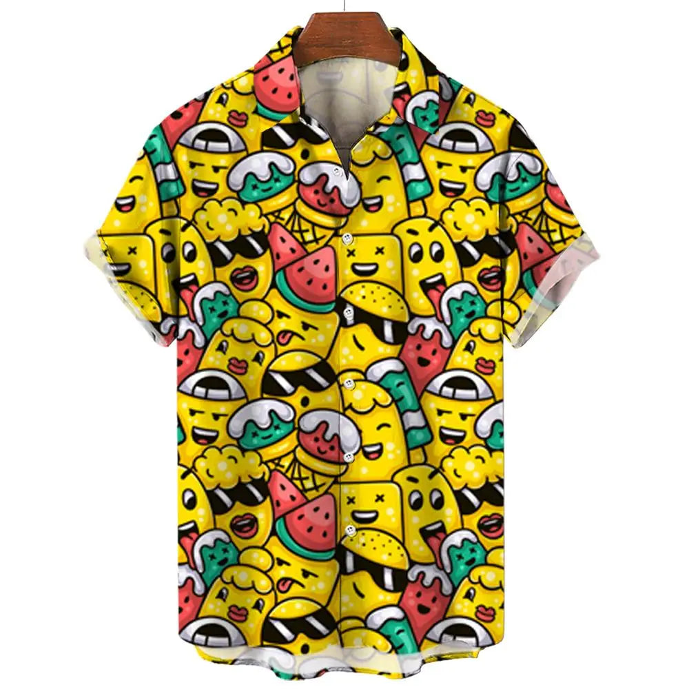 Hawaiian Shirt Short-Sleeved Shirt