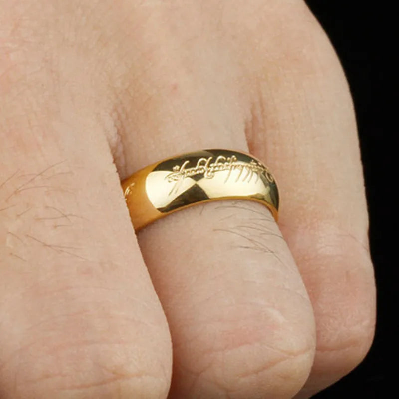 'RINGS OF POWER' 3D Carved Engraving Rings