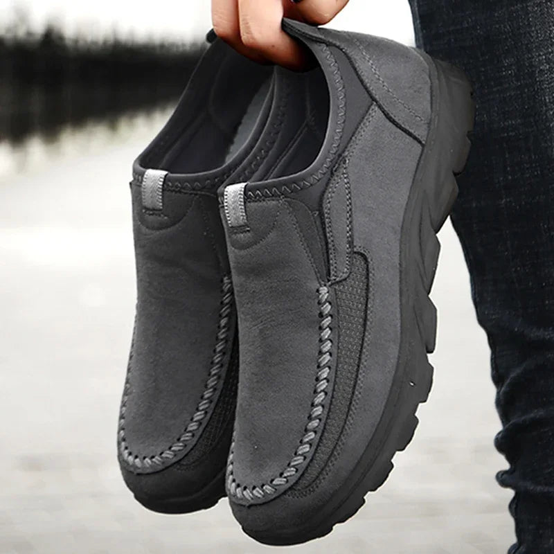Handmade Retro Leisure Loafers Shoes