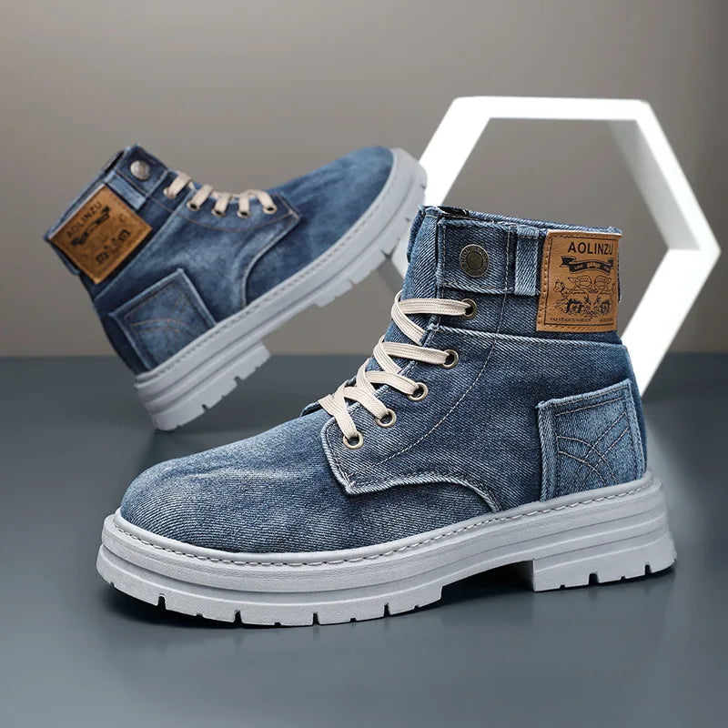 Retro Canvas Boots