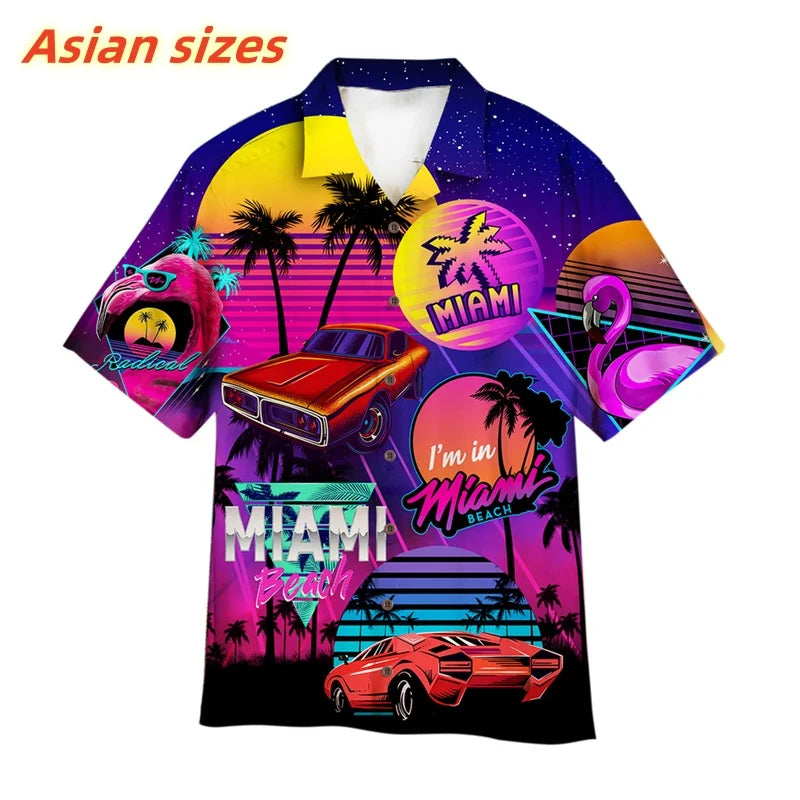 3D Printed Music Hawaiian Shirts