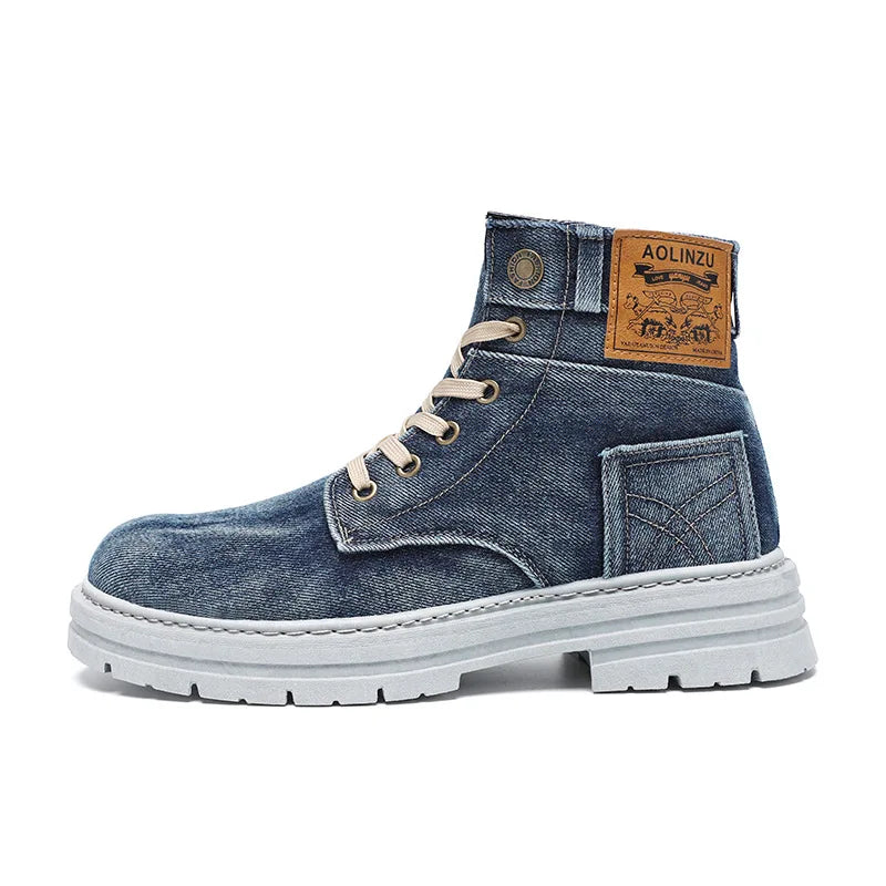 Retro Canvas Boots