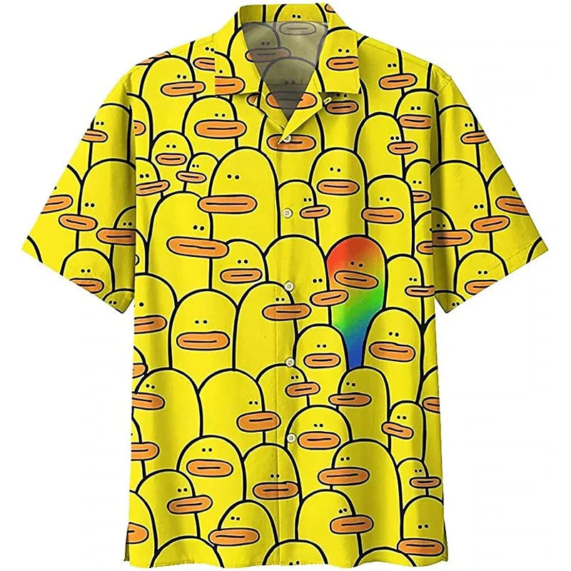 3D Animal Ducks Printing Shirts