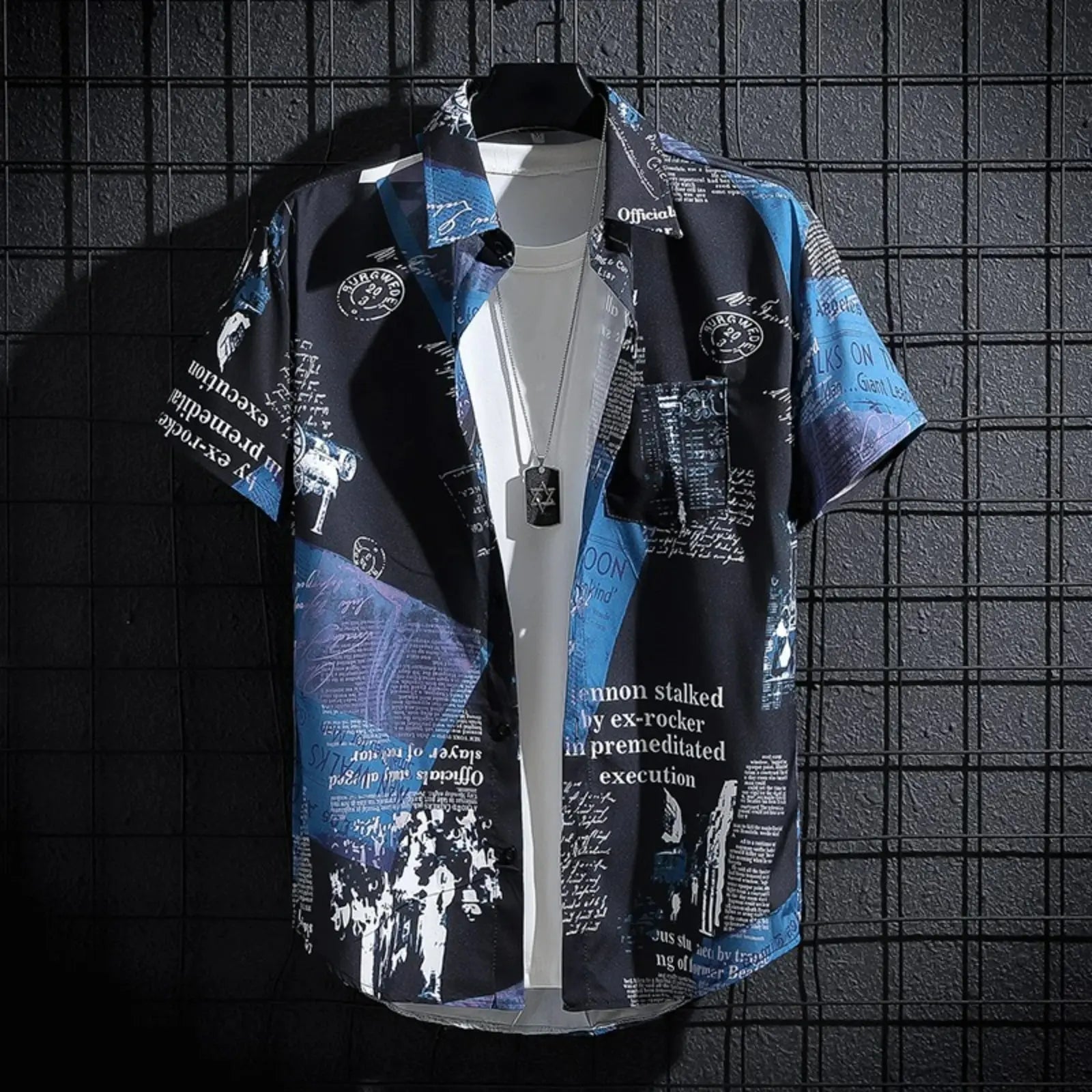 HAIBINZOULU printed shirts