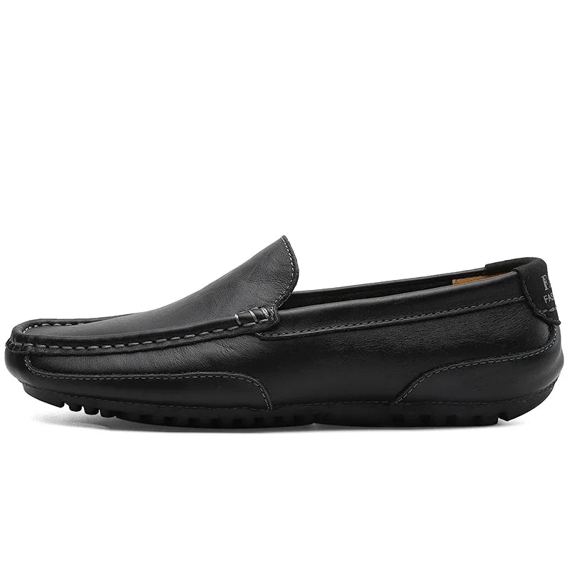Genuine Leather Breathable Mocasines Casual Loafers Leather Shoes