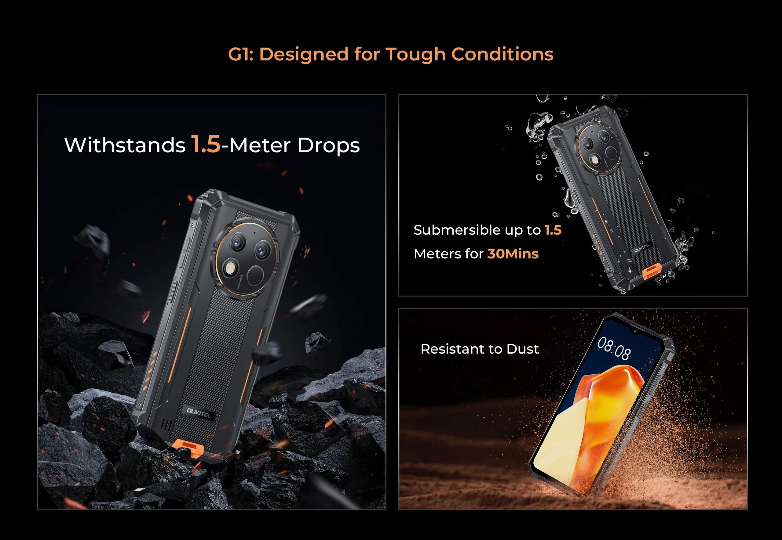 Oukitel G1 Rugged smartphone