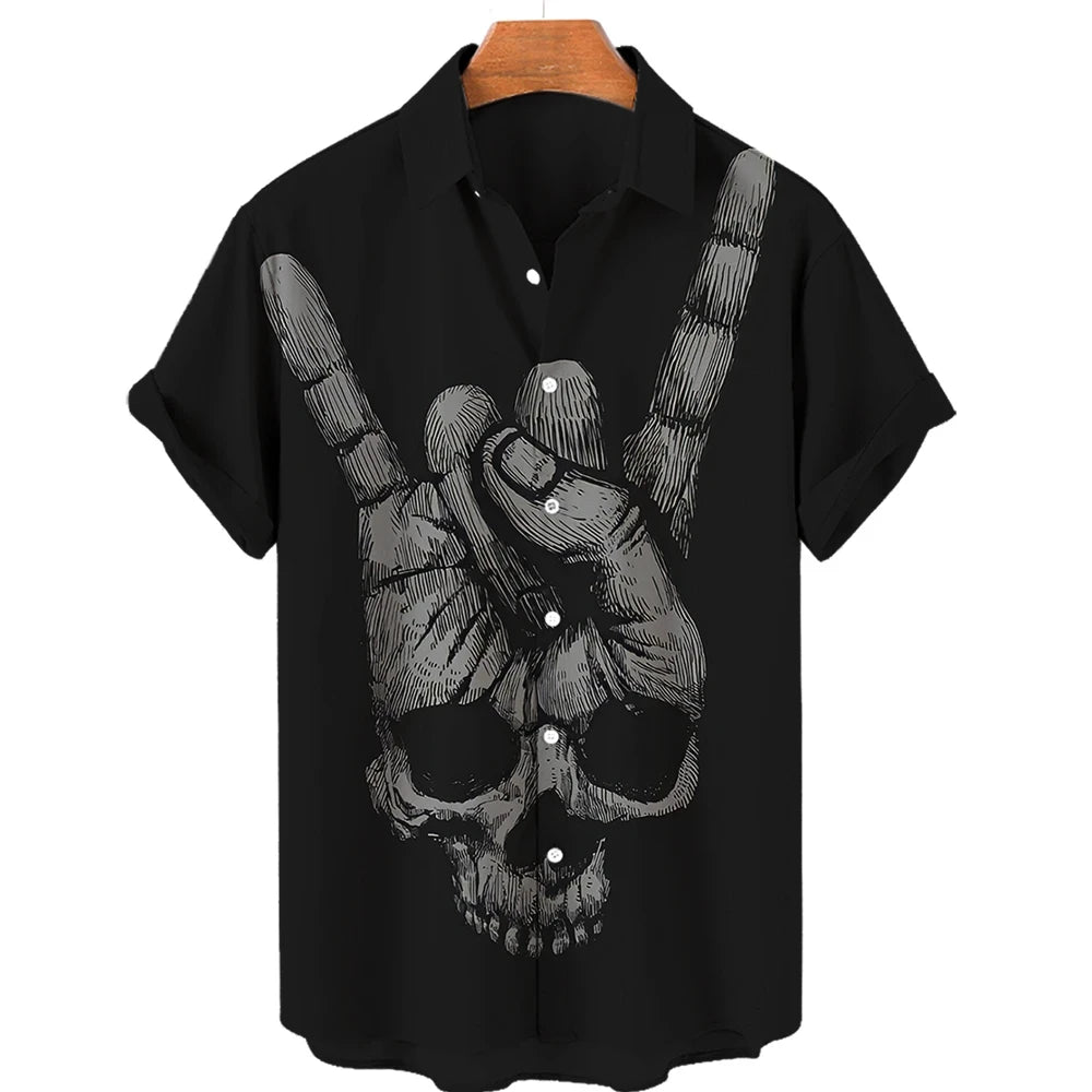 Skull 3D Printed Shirt Various Designs