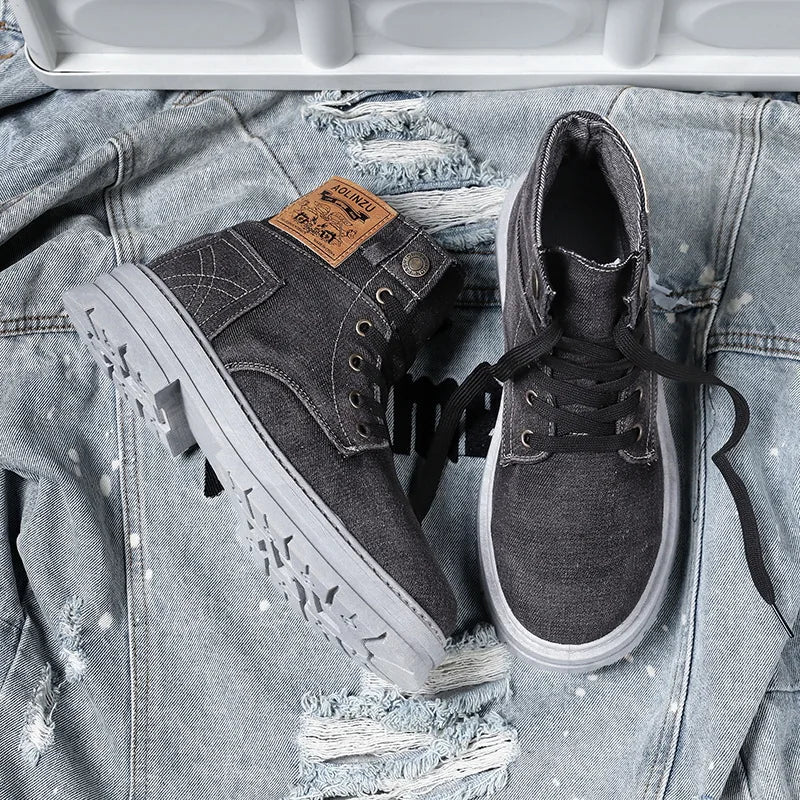 Retro Canvas Boots