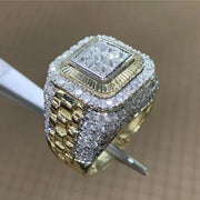 Zirconia Gold Plated Ring