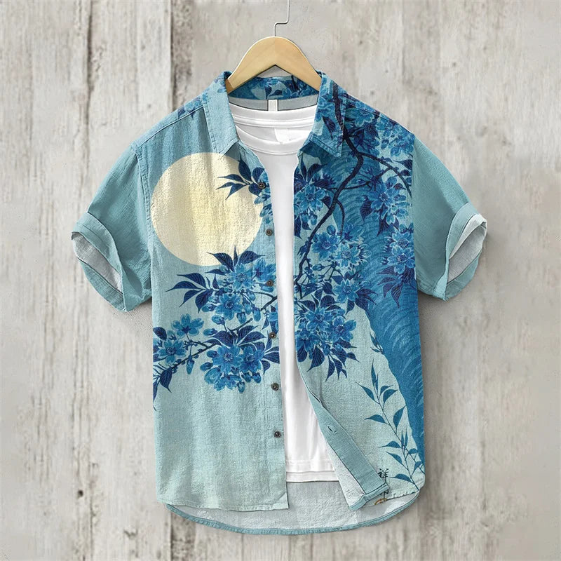 3D Printed Hawaiian Lapel Shirts