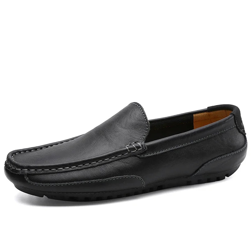 Genuine Leather Breathable Mocasines Casual Loafers Leather Shoes