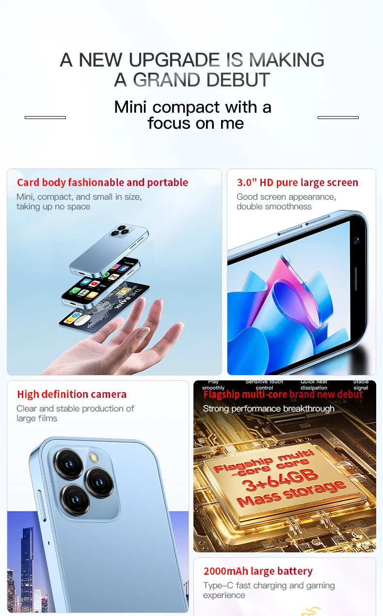 SOYES XS16 Mini 4G LTE Android10.0 Smartphone