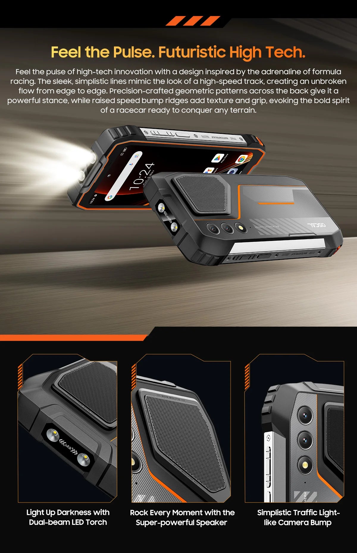 OSCAL PILOT 1 Rugged Phone,