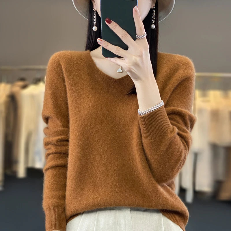 100% pure wool cashmere sweater