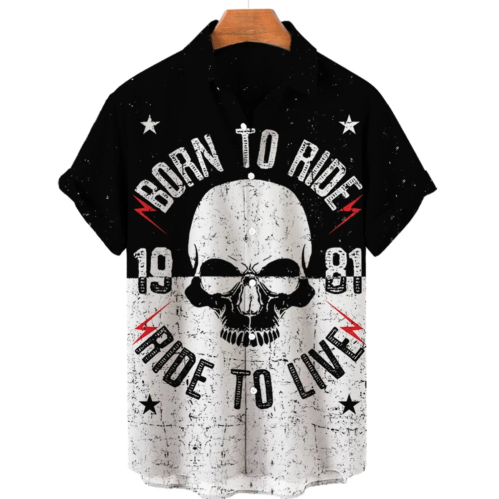 Skull 3D Printed Shirt Various Designs