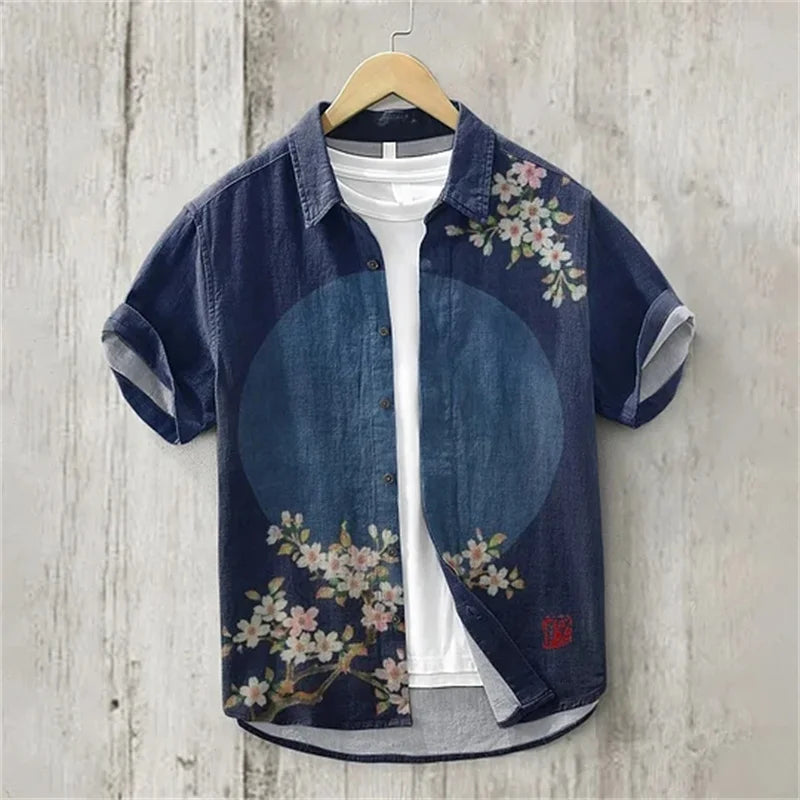 3D Printed Hawaiian Lapel Shirts