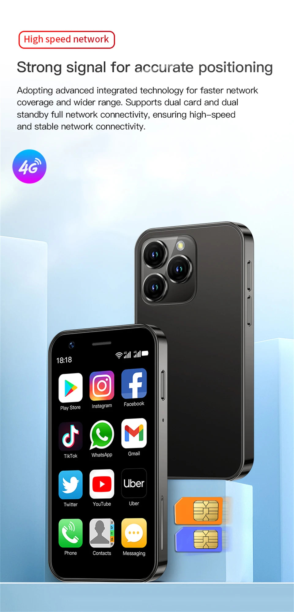 SOYES XS16 Mini Android10.0 Smartphone