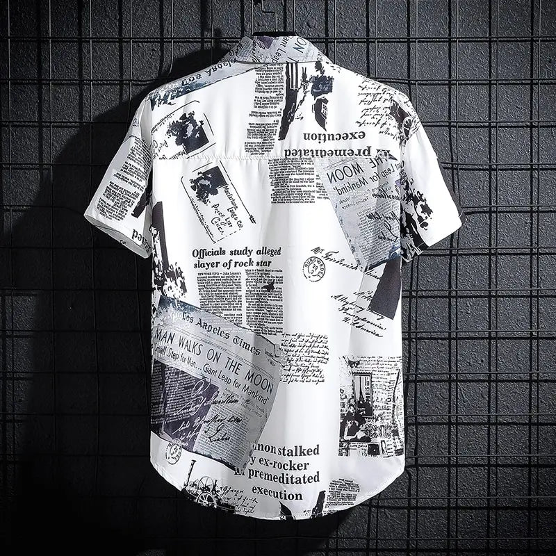 HAIBINZOULU printed shirts