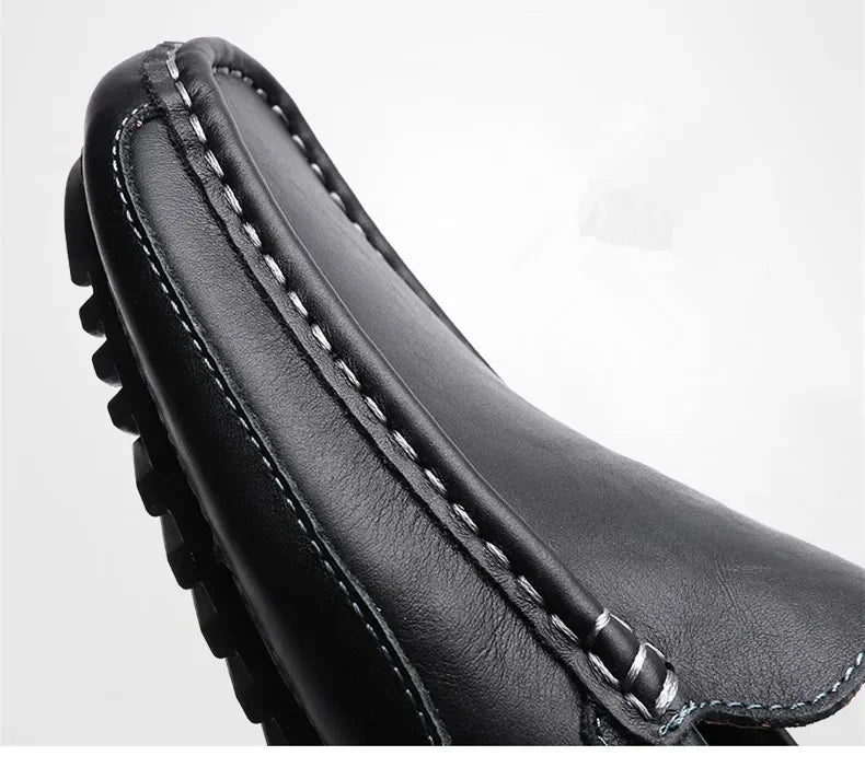 Genuine Leather Breathable Mocasines Casual Loafers Leather Shoes