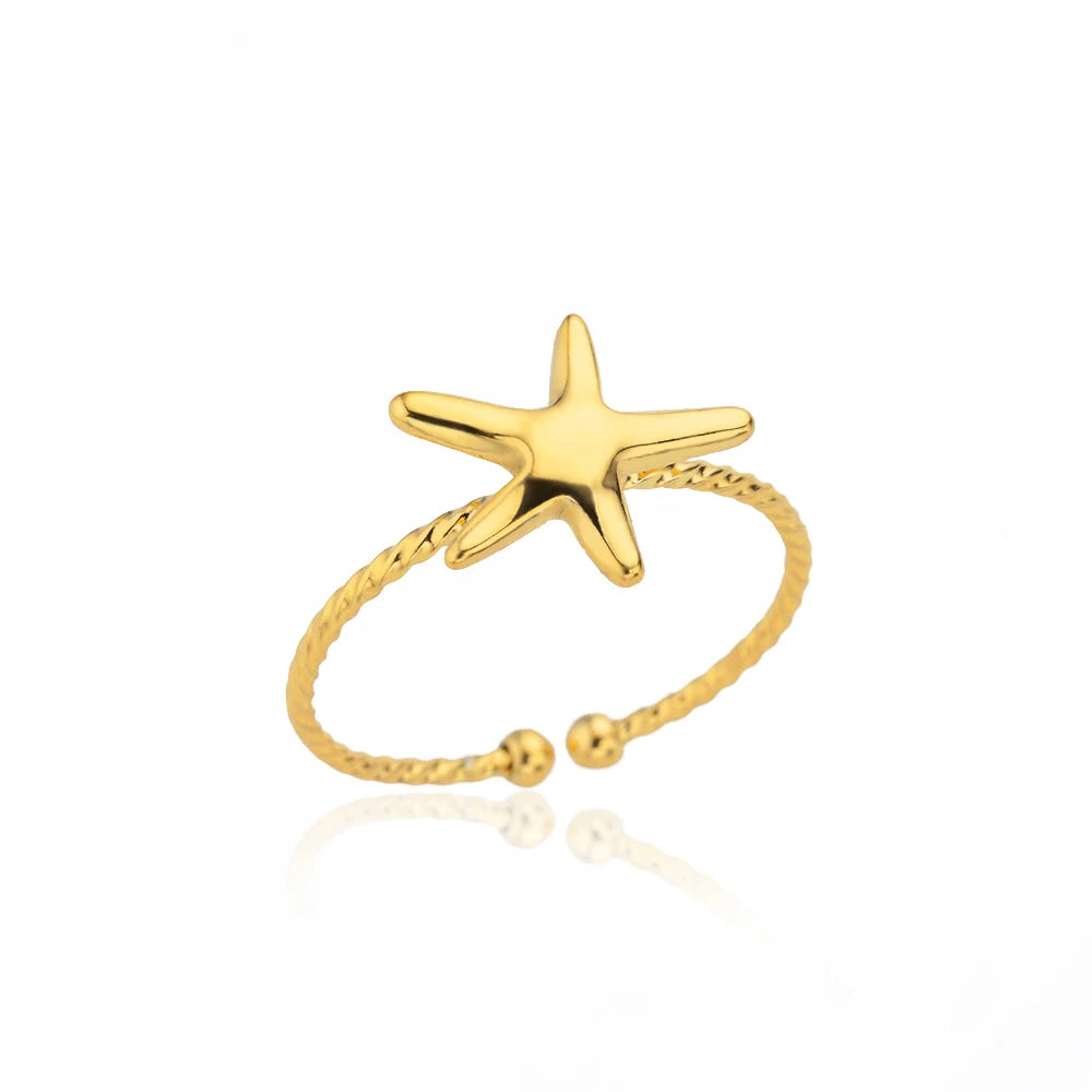 Gold Color Luxury Classic rings