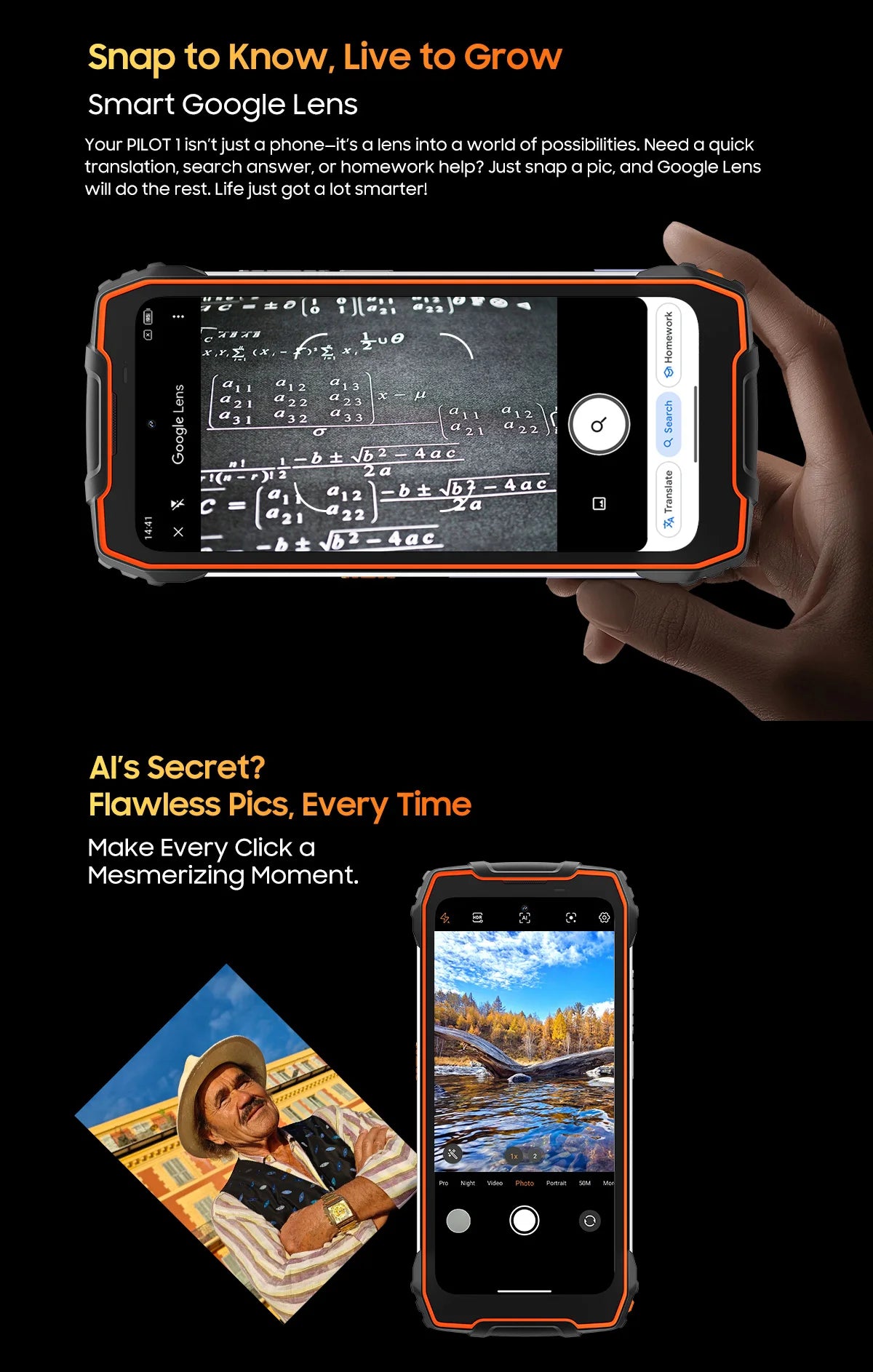 OSCAL PILOT 1 Rugged Phone,
