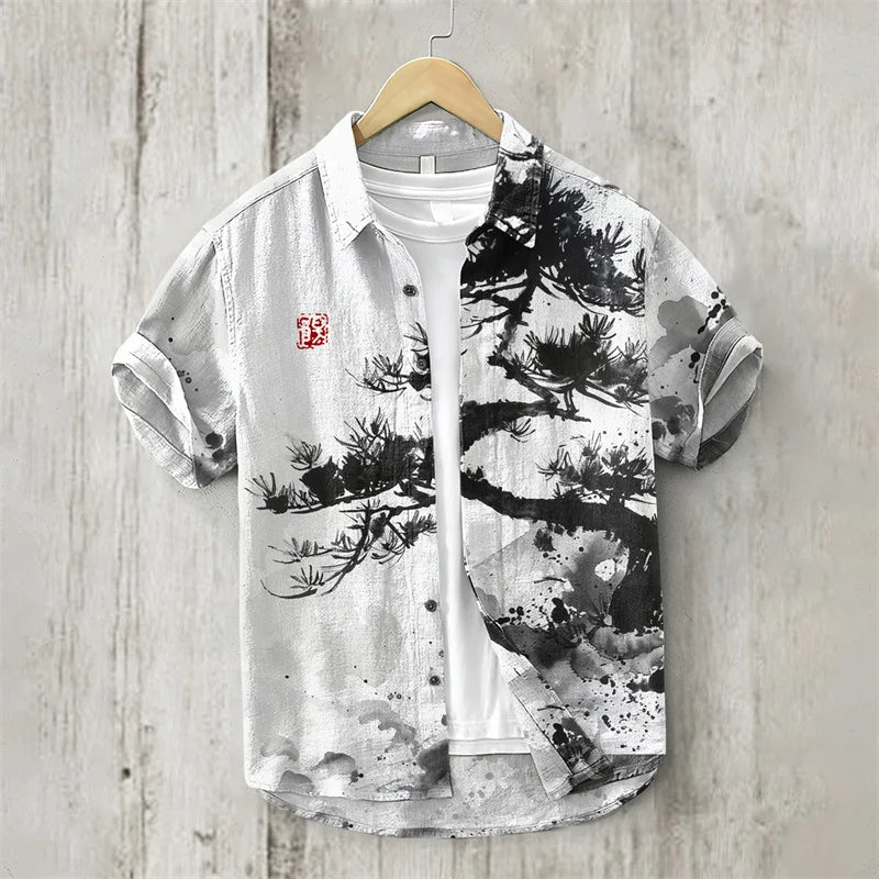 3D Printed Hawaiian Lapel Shirts