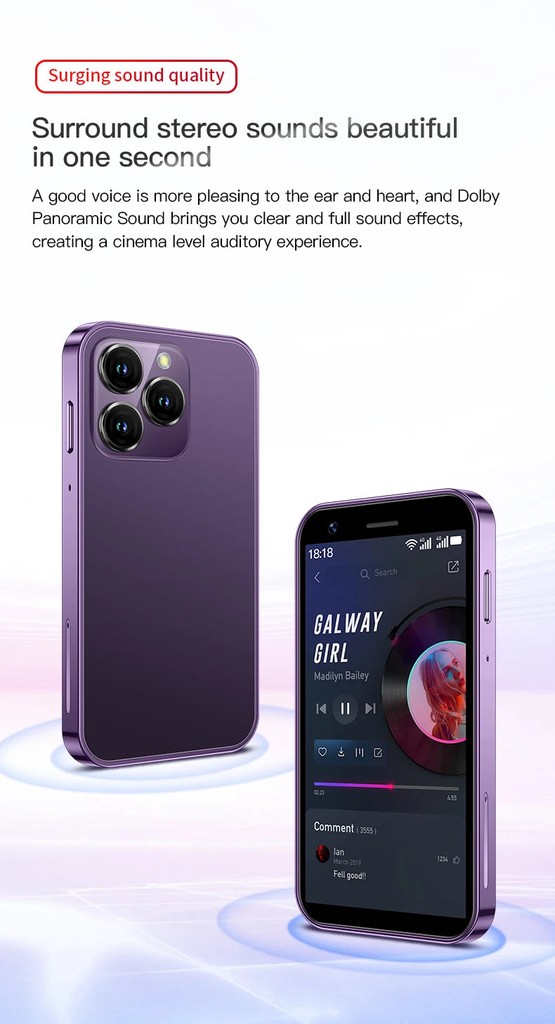 SOYES XS16 Mini 4G LTE Android10.0 Smartphone